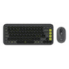 Logitech 920-013266 tastiera Mouse incluso Universale Bluetooth QZERTY Nordic Grafite (POP Icon Combo, Graphite [Nordic])