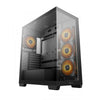 DEEPCOOL CASE MID TOWER CG580 4F 2*TG 4x120 PWM+ARGB FAN