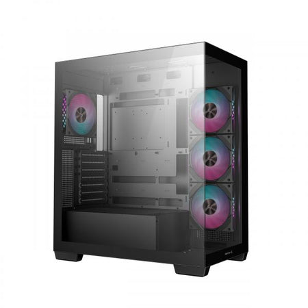DEEPCOOL CASE MID TOWER CG580 4F 2*TG 4x120 PWM+ARGB FAN