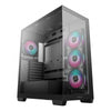 DEEPCOOL CASE MID TOWER CG580 4F 2*TG 4x120 PWM+ARGB FAN