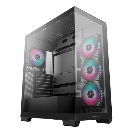 DEEPCOOL CASE MID TOWER CG580 4F 2*TG 4x120 PWM+ARGB FAN