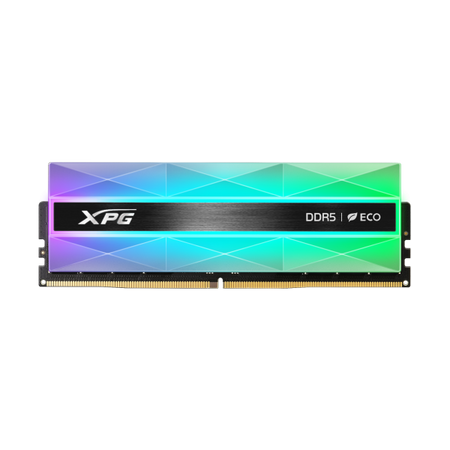 XPG LANCER NEON RGB memoria 16 GB 1 x 16 GB DDR5 Data Integrity Check [verifica integrità dati] (Adata LANCER NEON AX5U6400C3216G-CLANRSG DDR5 6400MHz, 16GB, [1 x 16GB] CL32, 1.4v, Retail, Silver RGB
