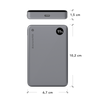 dbramante1928 CP10SLBL7178 batteria portatile 10000 mAh Carica wireless Grigio (re-charge Power Bank 10K)