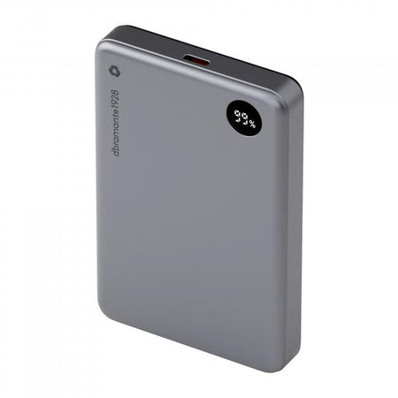 dbramante1928 CP10SLBL7178 batteria portatile 10000 mAh Carica wireless Grigio (re-charge Power Bank 10K)