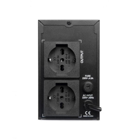 VULTECH UPS1000VA-LFP - GRUPPO DI CONTINUIT LINE INTERACTIVE CON SCHERMO LED E BATTERIA LITIO FERRO FOSFATO - 2 PRESE - 1 USB