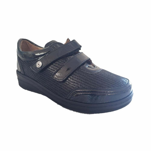 SCARPA DONNA PELLE/SINT. F.DO GOMMA