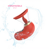 Succhia Clitoride Vibratore con Lingua in Silicone Controllo Remoto App Sex Toy