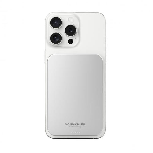 Vonmhlen Evergreen Mag 5000 mAh Carica wireless Bianco