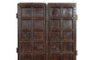 Biscottini Porta portone in legno massello e ferro da interno o da esterno vecchia e antica medievale scorrevole
