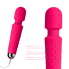Wand Massager Massaggiatore Vibratore Ricaricabile in Silicone Sex Toy per Donna
