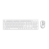 TRUST BUNDLE TASTIERA E MOUSE ODY II, BIANCO, IT