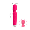 Wand Massager Massaggiatore Vibratore Ricaricabile in Silicone Sex Toy per Donna