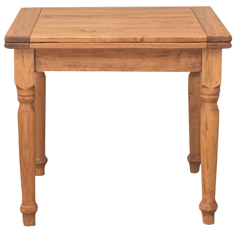 Biscottini Biscottini Tavolo Country allungabile legno tiglio 90x90x80 Made Italy 180x90