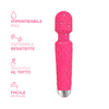 Wand Massager Massaggiatore Vibratore Ricaricabile in Silicone Sex Toy per Donna