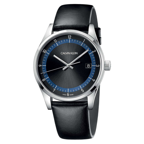 Orologio CALVIN KLEIN uomo Completion pelle nero