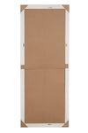 Biscottini Specchio Specchiera da parete e appendere verticale/orizzontale L73xPR4xH181 cm finitura foglia oro anticato.