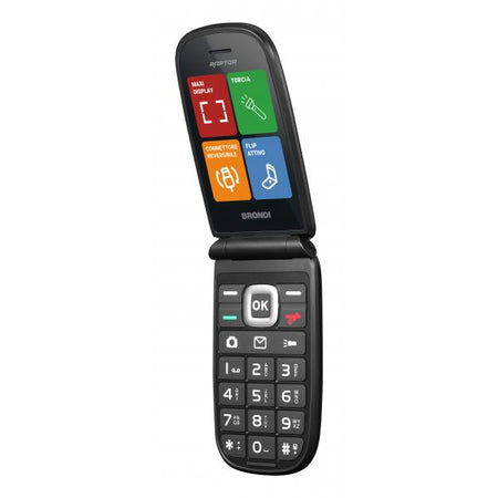 BRONDI RAPTOR (NERO) - TELEFONO CELLULARE - TORCIA