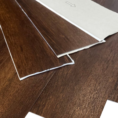 Pavimento Pvc Adesivo Effetto Legno - Listoni finto Parquet Laminato 15.2x91.4cm spessore 2.0mm pacchi da 2.20mq