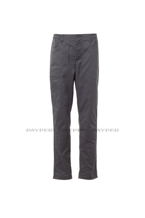 Pantalone Brigade Grigio Ripstop Pantalone Cuoco Antistrappo Elasticizzato