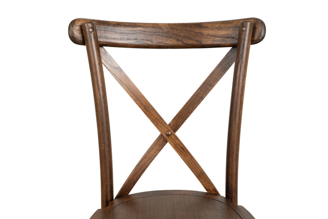 Biscottini Biscottini Sedia Thonet frassino noce 42x43x88 altezza seduta 45 bistrot vintage