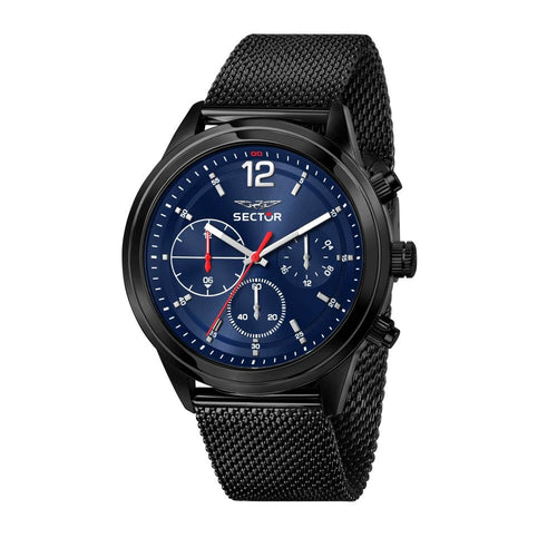 Orologio SECTOR uomo 670 multi funzione acciaio nero / blu