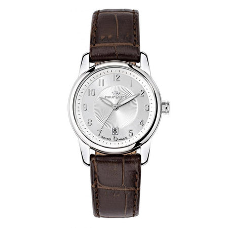 Philip Watch Kent – Orologio Donna Pelle Marrone Argento (R8251178506)
