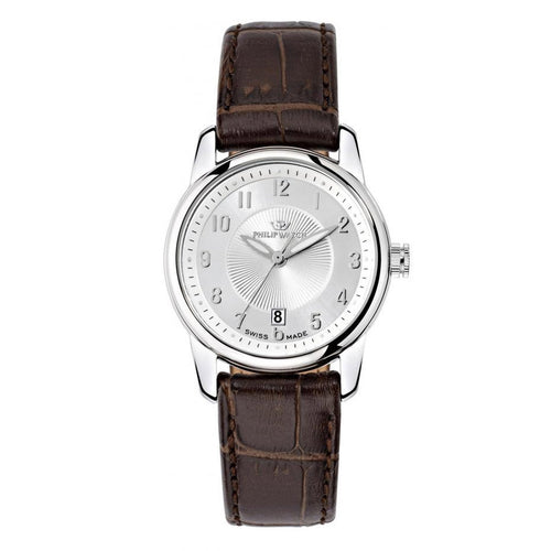 Philip Watch Kent – Orologio Donna Pelle Marrone Argento (R8251178506)
