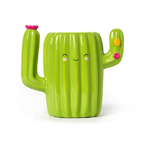 Legami, Portapenne in Ceramica Da Scrivania, Tema Cactus