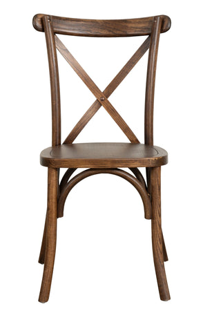 Biscottini Sedia Thonet in massello e seduta in legno finitura noce dimensioni larghezza