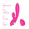 Vibratore Rabbit con Doppia Stimolazione Punto G e Clitoride in Silicone Sex Toy