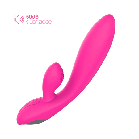Vibratore Rabbit con Doppia Stimolazione Punto G e Clitoride in Silicone Sex Toy