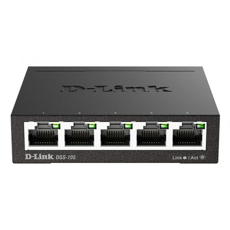 D-LINK SWITCH 5 PORTE GIGABIT CASE METALLICO