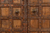 Biscottini Porta portone in legno massello e ferro da interno o da esterno vecchia e antica medievale scorrevole