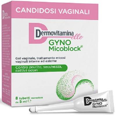 Dermovitamina elle gynomicoblock monodose per il trattamento delle micosi vaginali 8 tubetti da 5 ml