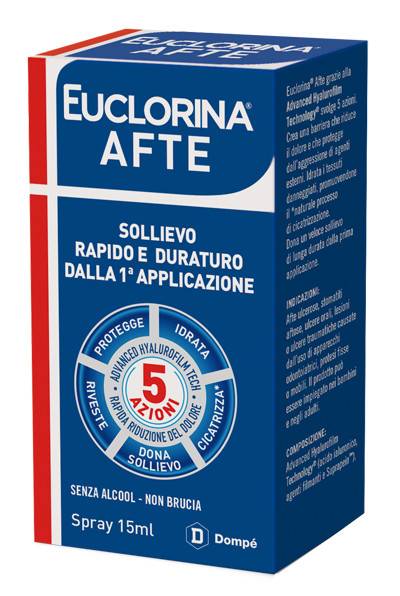 Euclorina afte spray 15ml