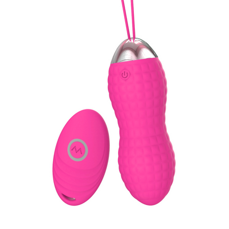 Ovetto Vibrante Telecomandato con 10 Modalità di Vibrazione in Silicone Sex Toy