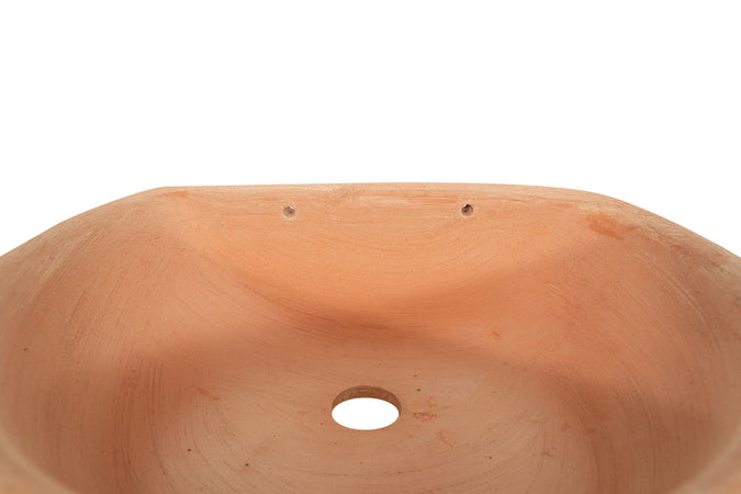 Biscottini Contenitore vasca in Terracotta 100% Made in Italy interamente lavorata a mano