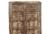 Biscottini Porta portone in legno massello e ferro da interno o da esterno vecchia e antica medievale scorrevole