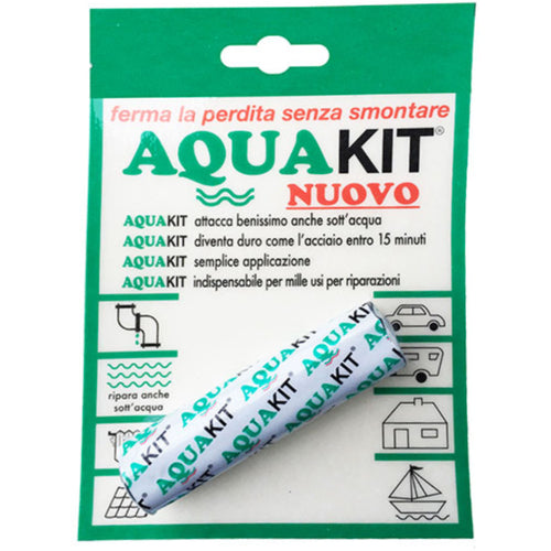 Aquakit pasta bicomponente per riparazioni rapide 57 grammi