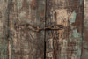 Biscottini Porta portone in legno massello e ferro da interno o da esterno vecchia e antica medievale scorrevole