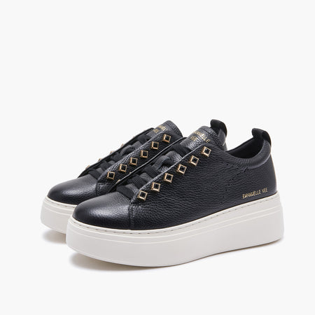 Emanuelle Vee sneakers donna Bice bottolata black 503 15
