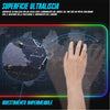 Tappetino Gaming 90x40cm Mouse Pad con Luce LED RGB e Modalità Personalizzabili