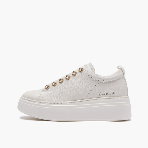 Emanuelle Vee sneakers donna Bice bottolata ivory 503 15