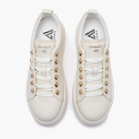 Emanuelle Vee sneakers donna Bice bottolata ivory 503 15
