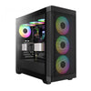 GAMDIAS CASE MID TOWER ATHENA M3 4x120mm PWN FAN ARGB CON 8 PORT HUB