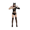 Body Sexy Coniglietta Bunny Lingerie Erotica Monospalla in Rete Tg Unica Costume