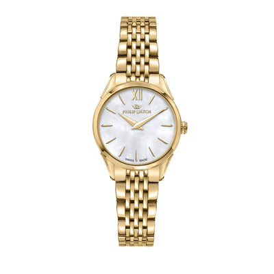 Orologio PHILIP WATCH donna Roma tempo acciaio dorato / madreperla