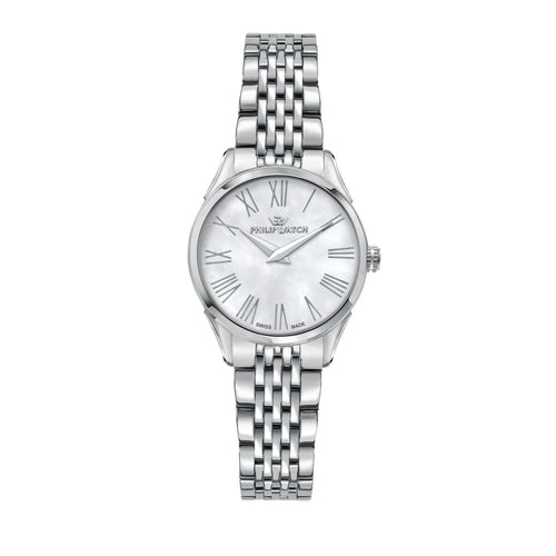 Orologio PHILIP WATCH donna Roma acciaio / bianco