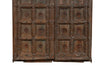 Biscottini Porta portone in legno massello e ferro da interno o da esterno vecchia e antica medievale