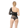 Body Sexy Coniglietta Bunny Lingerie Erotica Monospalla in Rete Tg Unica Costume